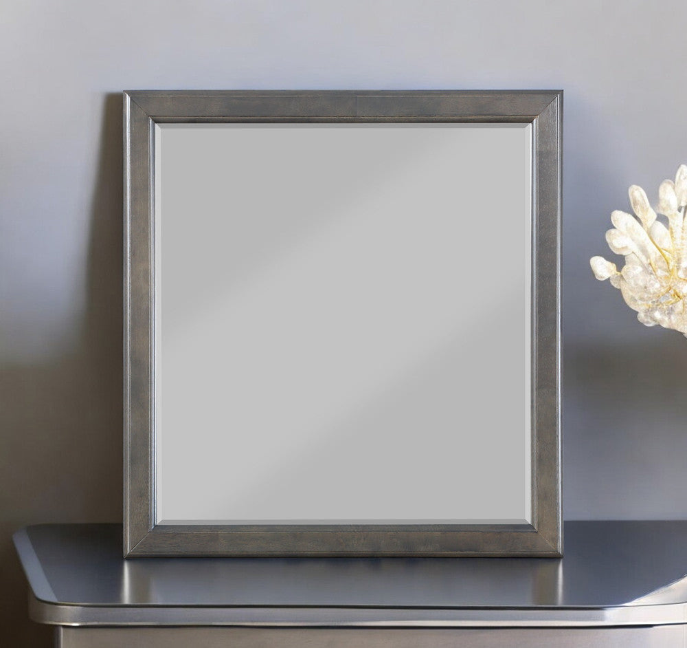 ACME 26794 Louis Philippe Mirror, Dark Gray