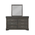 ACME 26794 Louis Philippe Mirror, Dark Gray