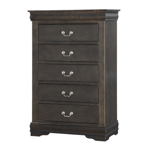 ACME 26796 Louis Philippe Chest, Dark Gray