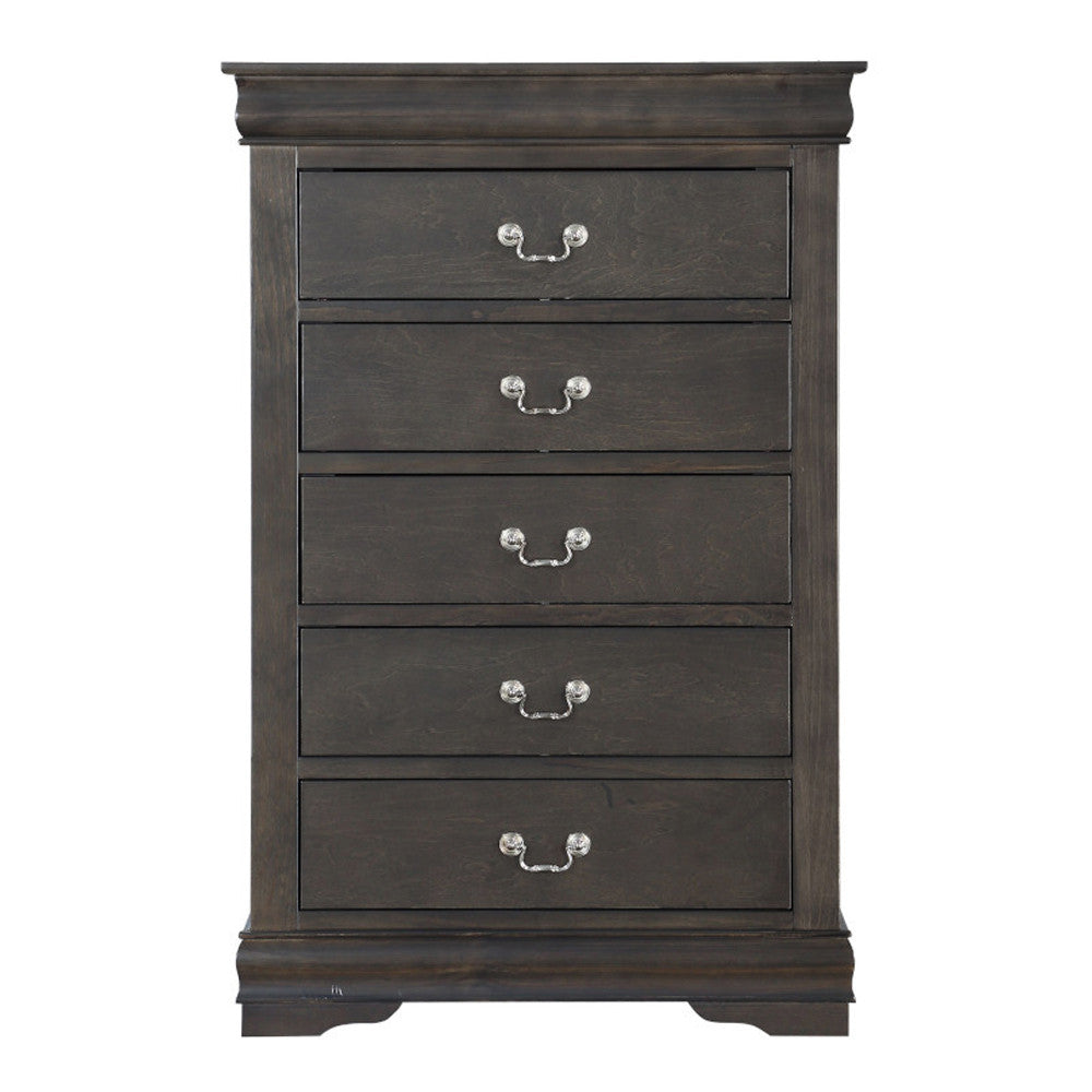 ACME 26796 Louis Philippe Chest, Dark Gray