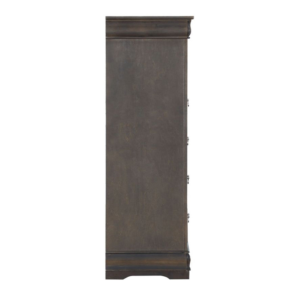 ACME 26796 Louis Philippe Chest, Dark Gray