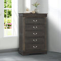 ACME 26796 Louis Philippe Chest, Dark Gray