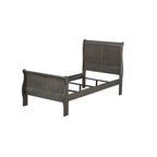 ACME 26800T Louis Philippe Twin Bed, Dark Gray (1Set/2Ctn)