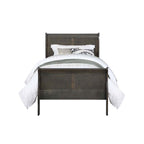 ACME 26800T Louis Philippe Twin Bed, Dark Gray (1Set/2Ctn)