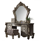 ACME 26847 Versailles Vanity Desk, Antique Platinum