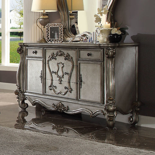 ACME 26845 Versailles Dresser, Antique Platinum