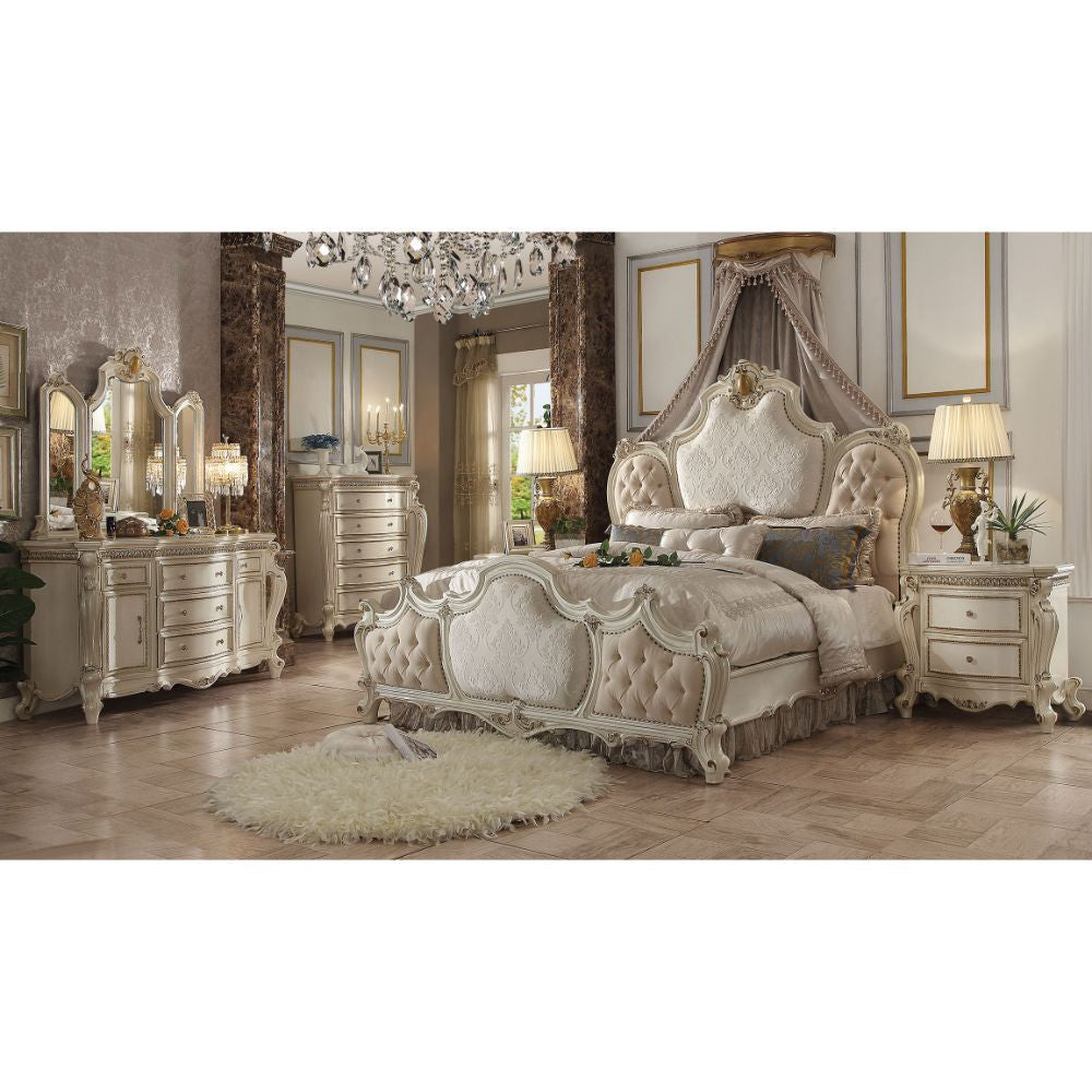 ACME 26883 Picardy Nightstand, Antique Pearl