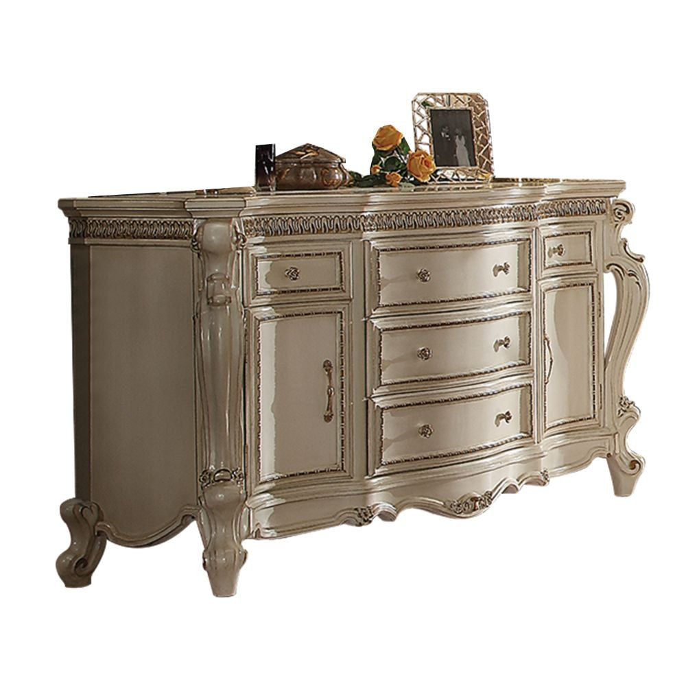 ACME 26885 Picardy Dresser, Antique Pearl