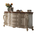 ACME 26905 Picardy Dresser, Antique Pearl & Cherry Oak