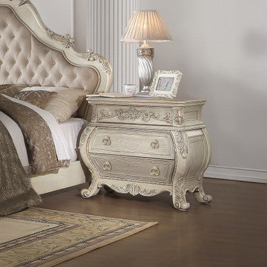 ACME 27013 Ragenardus Nightstand, Antique White