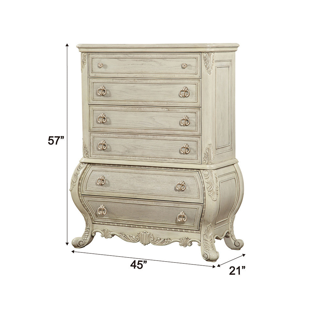ACME 27016 Ragenardus Chest, Antique White