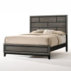 ACME 27050Q Valdemar Queen Bed, Weathered Gray (1Set/2Ctn)  1