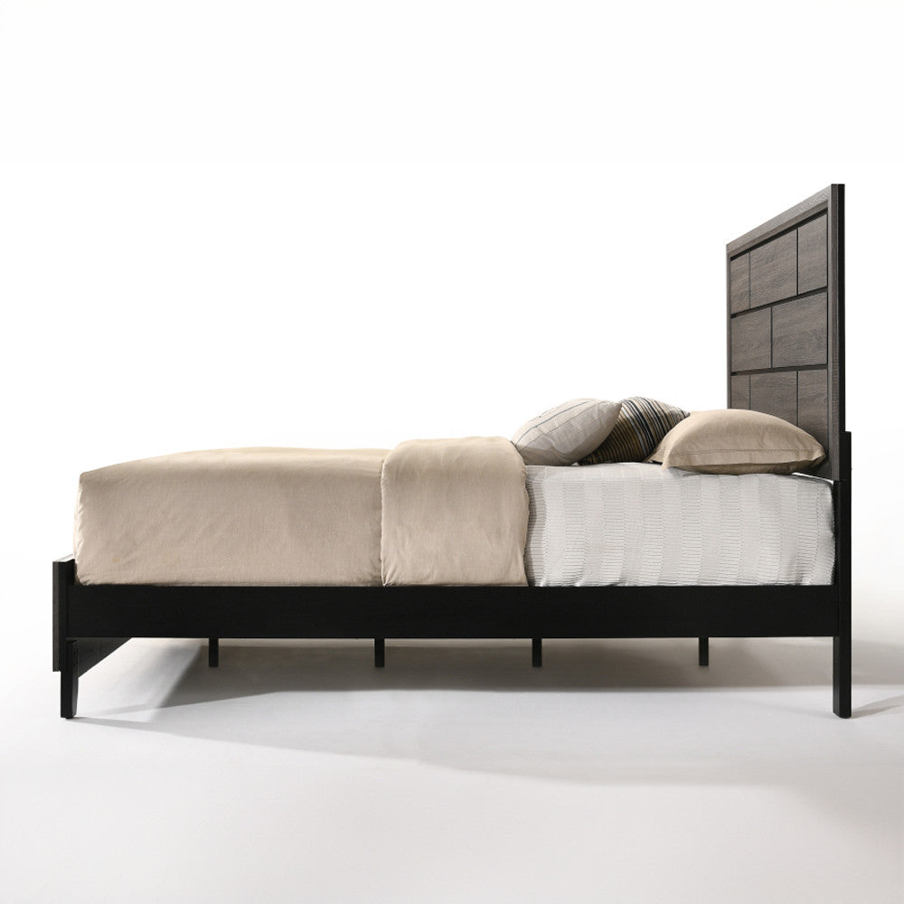 ACME 27050Q Valdemar Queen Bed, Weathered Gray (1Set/2Ctn)  3