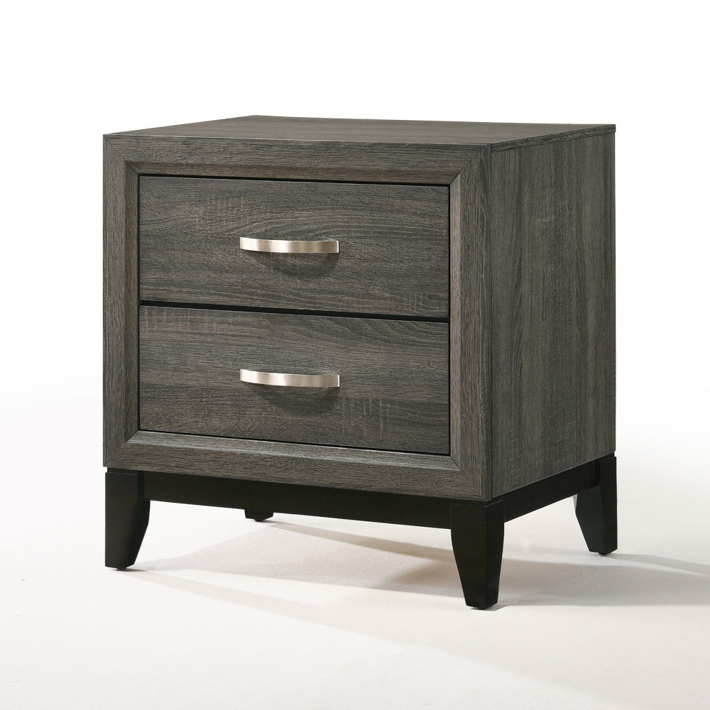 ACME 27053 Valdemar Nightstand, Weathered Gray