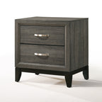 ACME 27053 Valdemar Nightstand, Weathered Gray