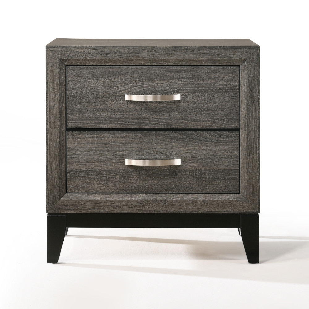 ACME 27053 Valdemar Nightstand, Weathered Gray