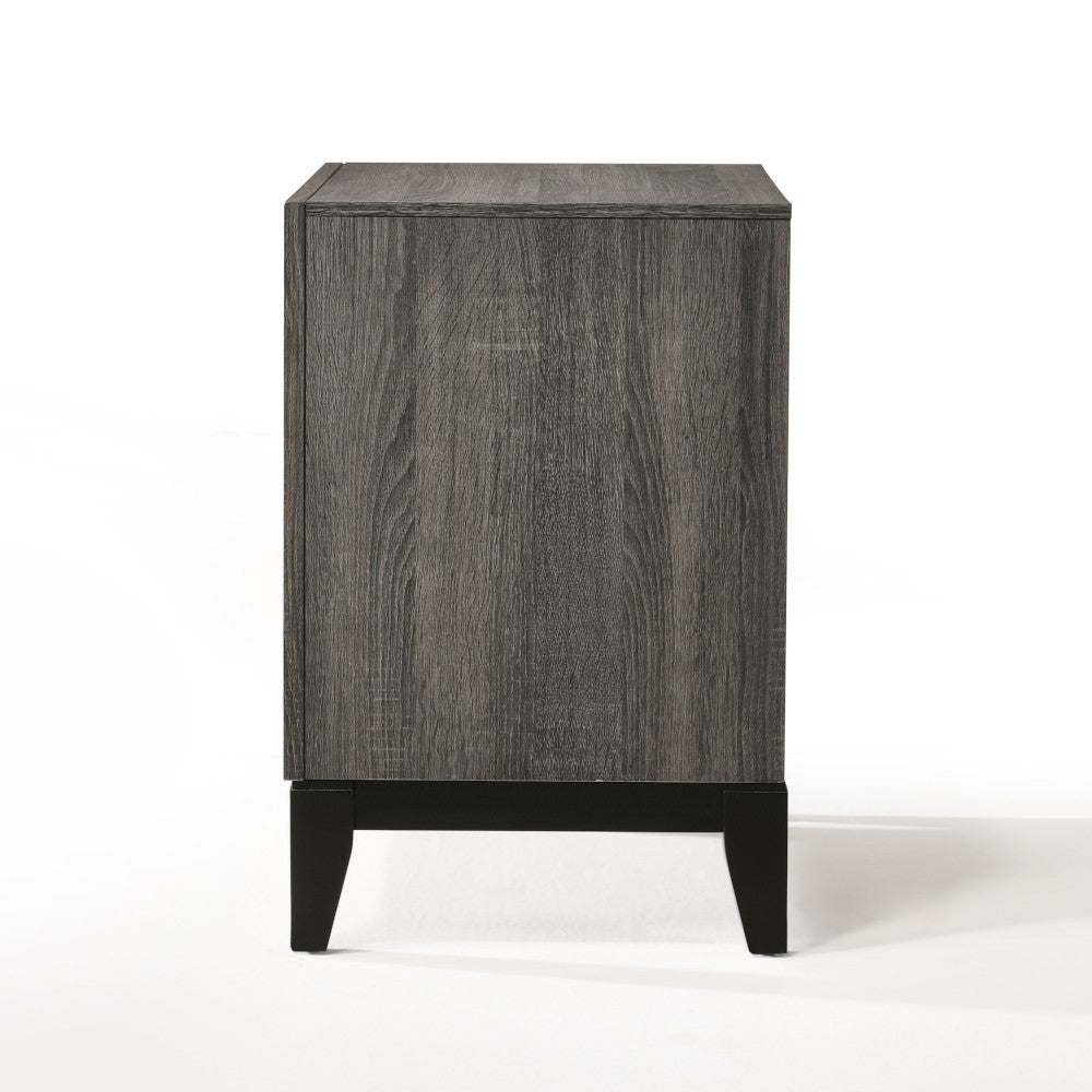 ACME 27053 Valdemar Nightstand, Weathered Gray