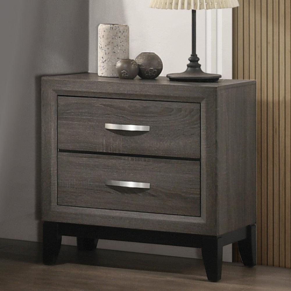 ACME 27053 Valdemar Nightstand, Weathered Gray