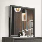 ACME 27054 Valdemar Mirror, Weathered Gray