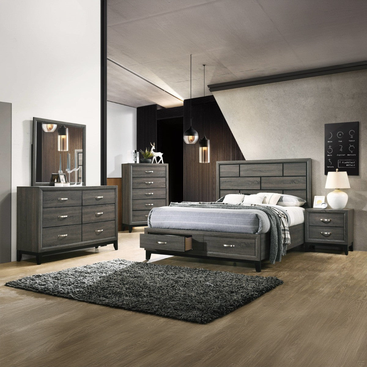 ACME 27056 Valdemar Chest, Weathered Gray