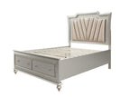 ACME 27224CK Kaitlyn California King Bed, PU & Champagne (1Set/4Ctn)