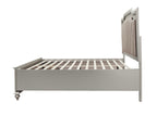 ACME 27227EK Kaitlyn Eastern King Bed, PU & Champagne (1Set/4Ctn)
