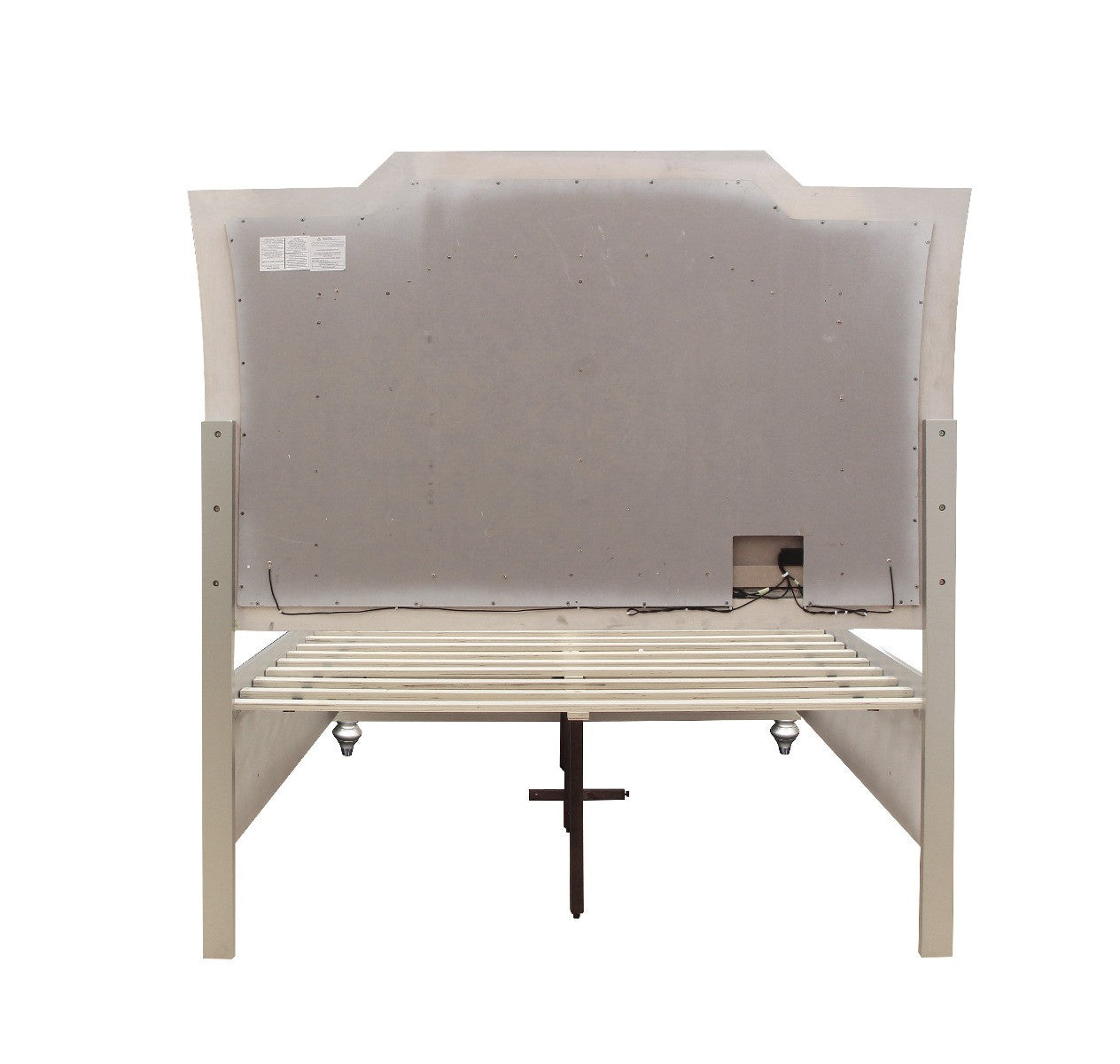ACME 27227EK Kaitlyn Eastern King Bed, PU & Champagne (1Set/4Ctn)