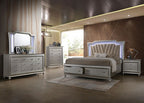 ACME 27230Q Kaitlyn Queen Bed, PU & Champagne (1Set/4Ctn)