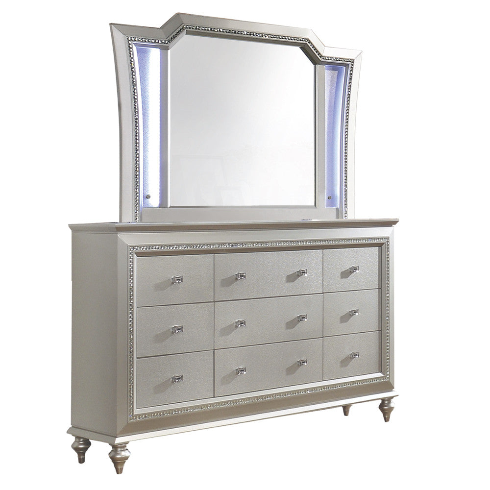 ACME 27234 Kaitlyn Mirror, LED & Champagne