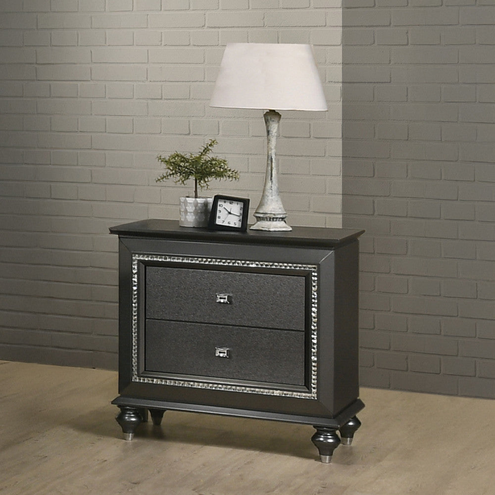 ACME 27283 Kaitlyn Nightstand, Champagne