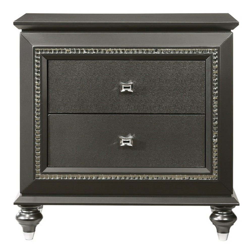 ACME 27283 Kaitlyn Nightstand, Champagne