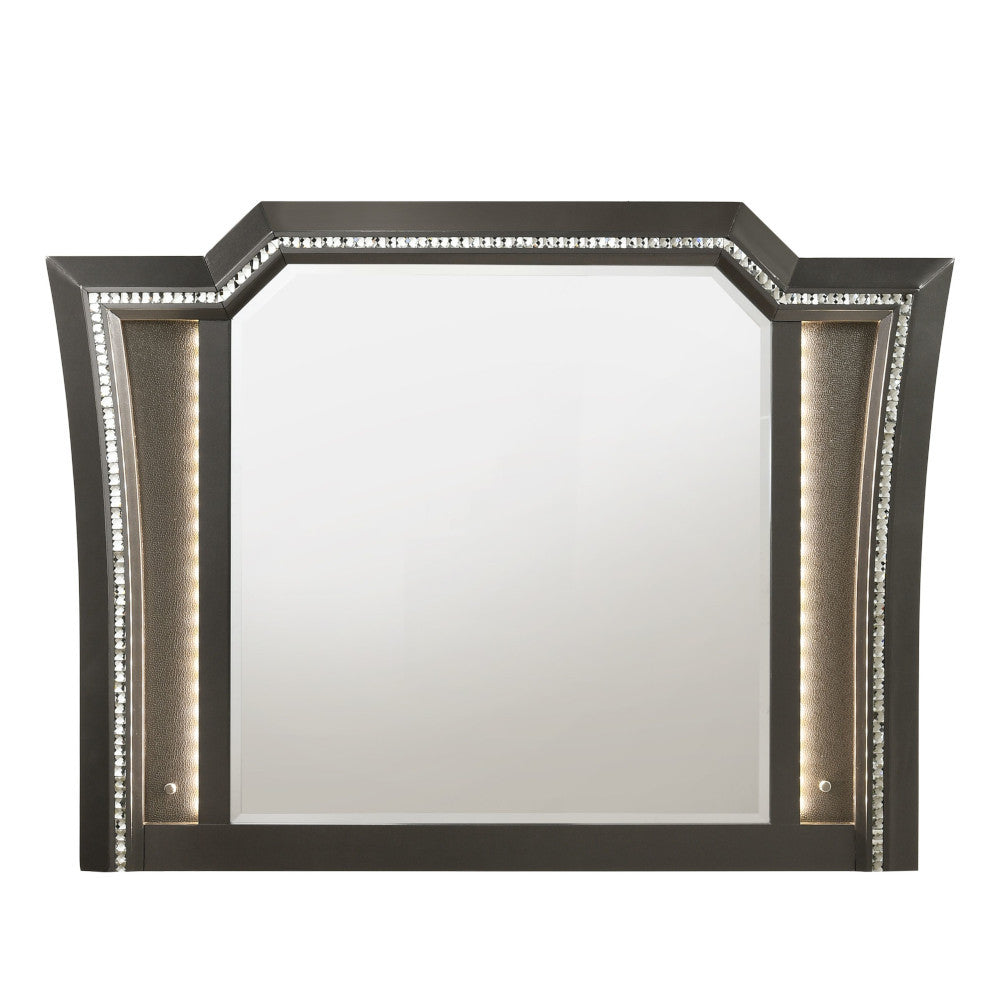 ACME 27284 Kaitlyn Mirror, LED & Champagne