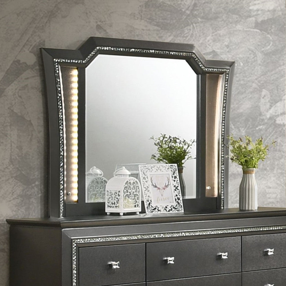 ACME 27284 Kaitlyn Mirror, LED & Champagne