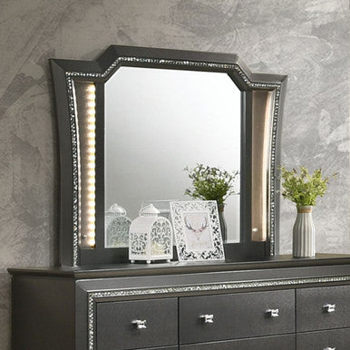 ACME 27284 Kaitlyn Mirror, LED & Champagne
