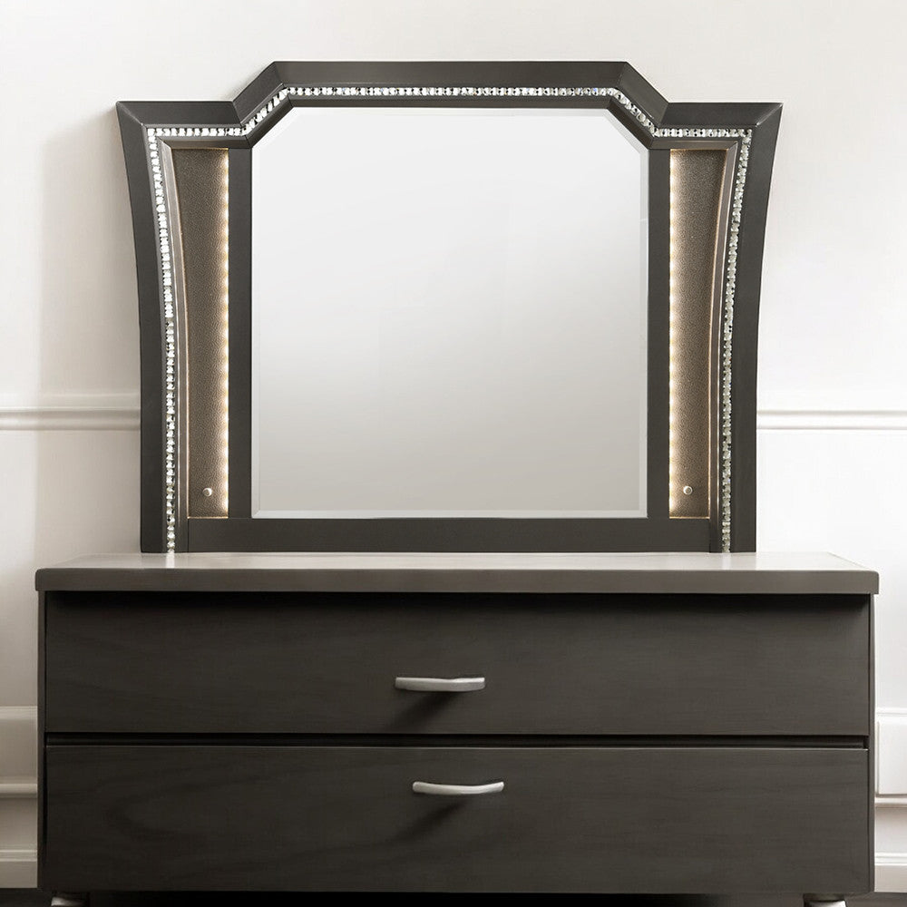 ACME 27284 Kaitlyn Mirror, LED & Champagne