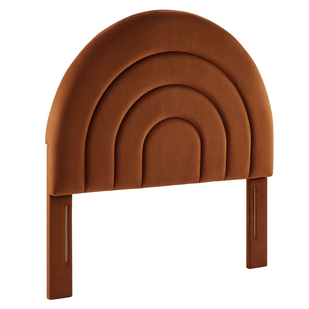 Modway MOD-7169 Solana Arched Performance Velvet Twin Headboard