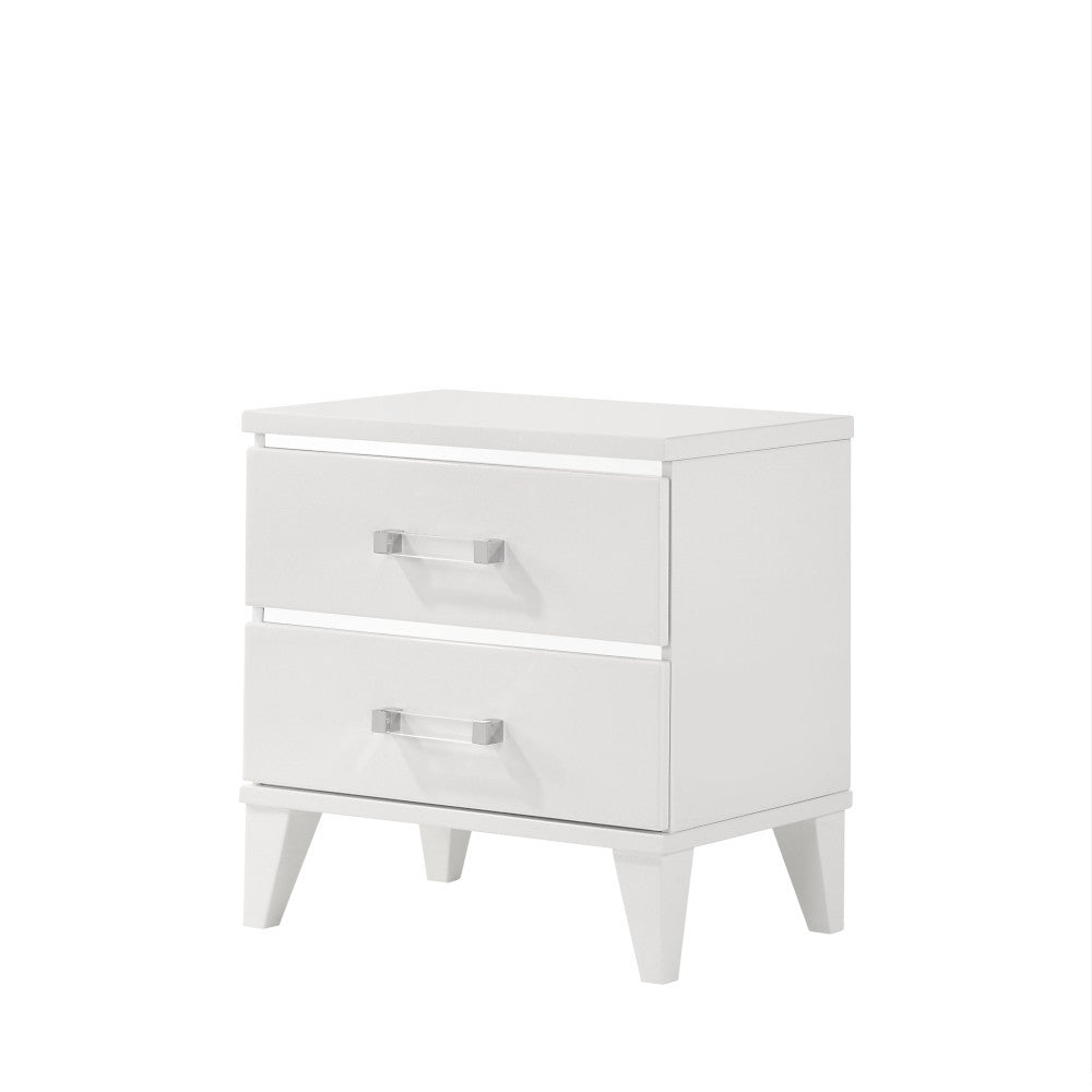 ACME 27393 Chelsie Nightstand White Finish