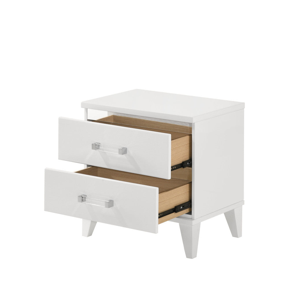 ACME 27393 Chelsie Nightstand White Finish