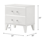 ACME 27393 Chelsie Nightstand White Finish