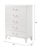 ACME 27396 Chelsie Chest White Finish