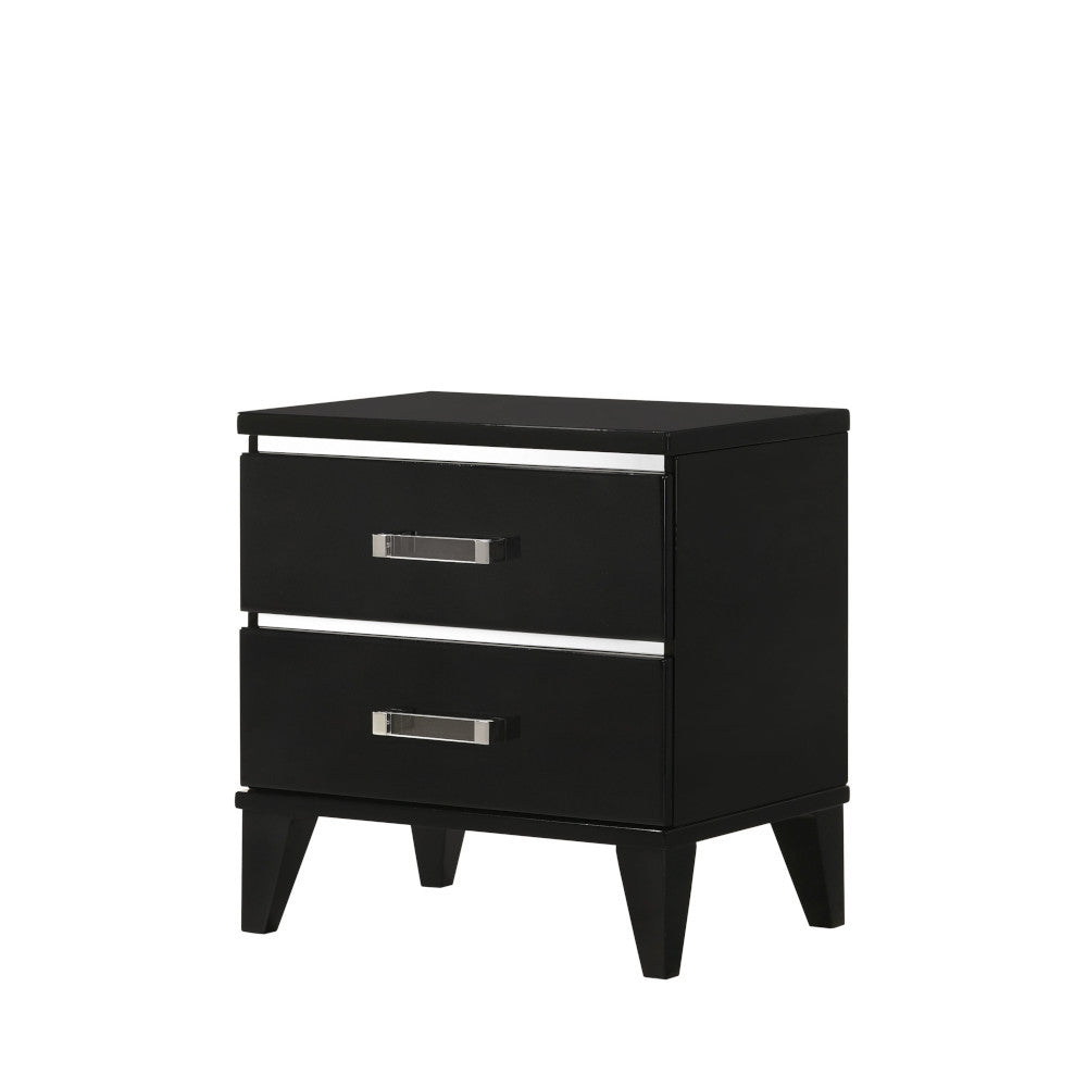 ACME 27413 Chelsie Nightstand Black Finish