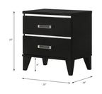 ACME 27413 Chelsie Nightstand Black Finish