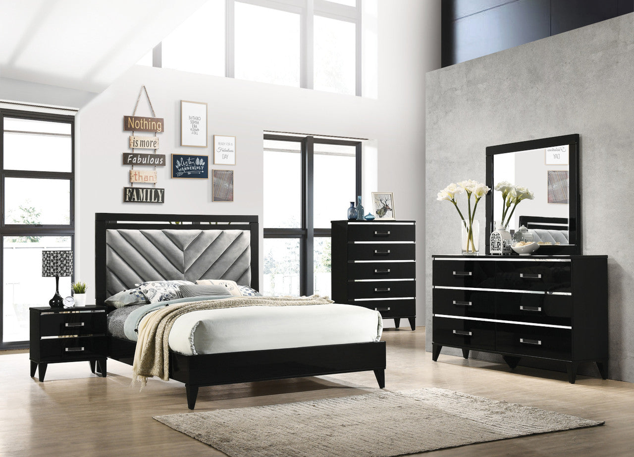ACME 27414 Chelsie Mirror Black Finish