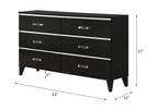 ACME 27415 Chelsie Dresser Black Finish