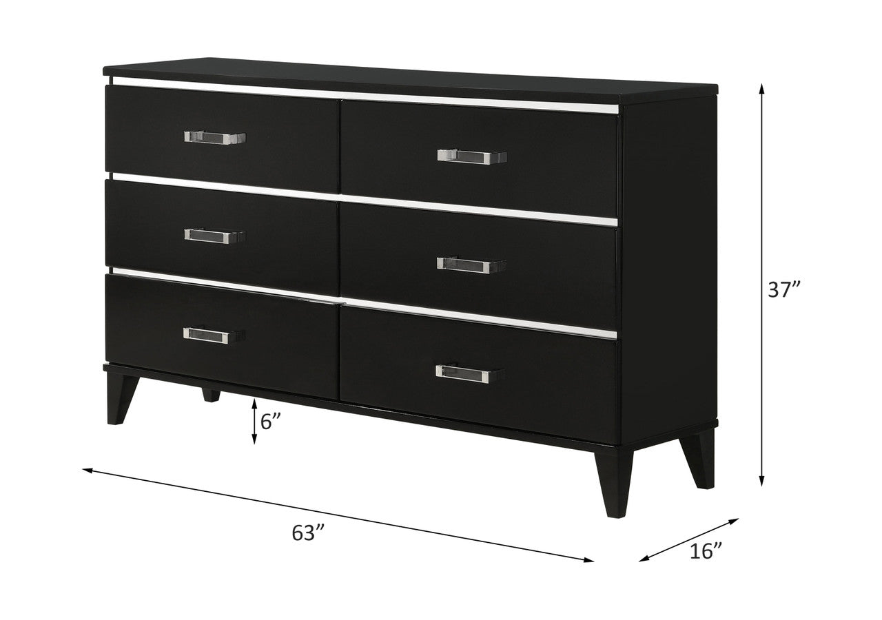 ACME 27415 Chelsie Dresser Black Finish