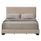 ACME 27420Q Leandros Queen Bed Beige Fabric