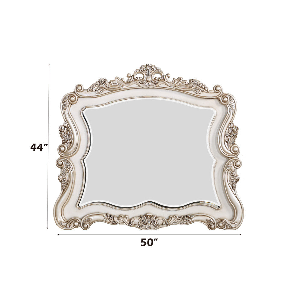 ACME 27444 Gorsedd Mirror, Antique White