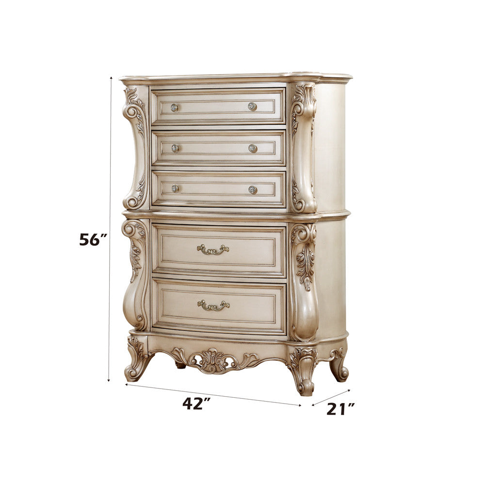 ACME 27446 Gorsedd Chest, Antique White