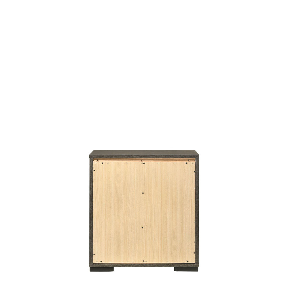 ACME 27653 Escher Nightstand with USB Dock, Gray Oak