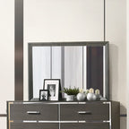 ACME 27654 Escher Mirror, Gray Oak